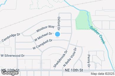 Map image of the property - 201 W Campbell Dr
