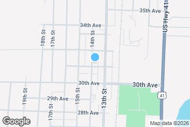 Map image of the property - 3100 14th St