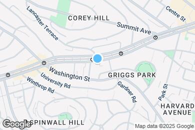 Map image of the property - 1533 Beacon St