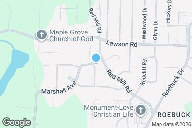 Map image of the property - 9825 Maple Ln