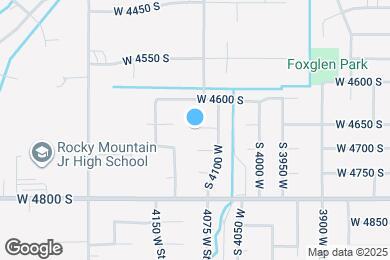 Map image of the property - 4099 W 4650 S