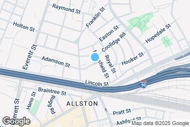 Map image of the property - 17 Alcott St