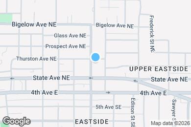 Map image of the property - 302 Fir St NE