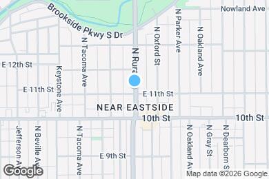 Map image of the property - 1112 N Rural St