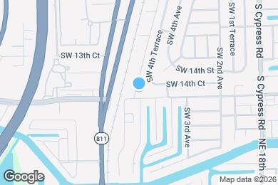 Map image of the property - 599 SW 15th St