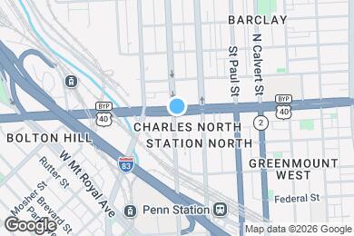 Map image of the property - 33 W North Ave