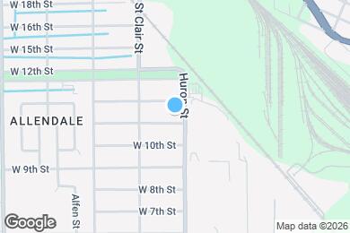 Map image of the property - 2821 W 11th St