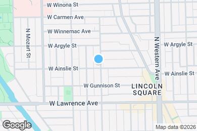 Map image of the property - 4908 N Rockwell St