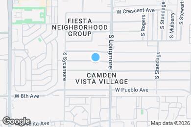 Map image of the property - 1641 W 6th Dr