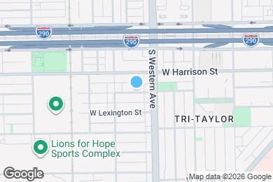 Map image of the property - 2438 W Flournoy St