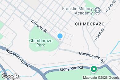 Map image of the property - 3512 E Broad St