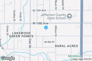 Map image of the property - 8101-8195 W 9th Ave