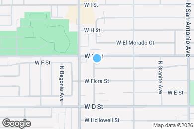 Map image of the property - 1028 W F St