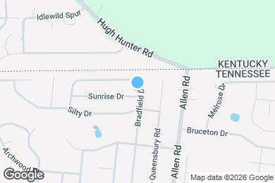Map image of the property - 1001 Sunrise Dr