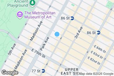 Map image of the property - 123 E 82nd St