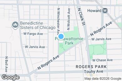 Map image of the property - 7357 N Winchester Ave