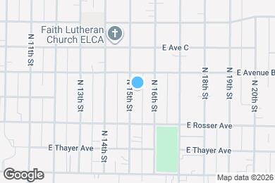 Map image of the property - 503 N 15th St