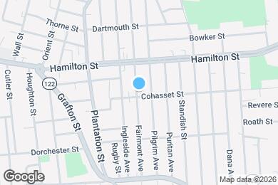 Map image of the property - 61 Cohasset St
