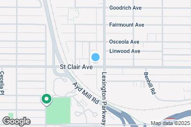 Map image of the property - 1117 Saint Clair Ave