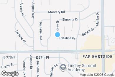 Map image of the property - 8605 Catalina Dr