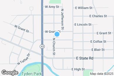 Map image of the property - 127 W Colfax St