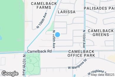 Map image of the property - 10460 W Reade Ave