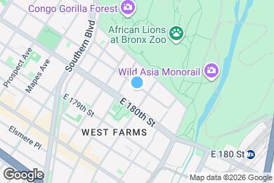 Map image of the property - 940 E 181st St