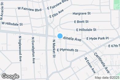 Map image of the property - 917 Centinela Ave