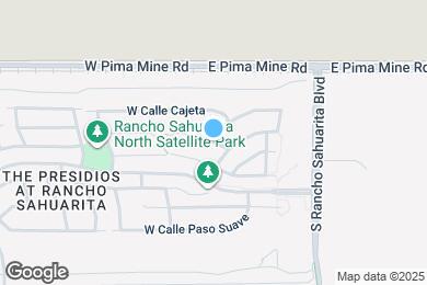 Map image of the property - 207 W Calle Matraca