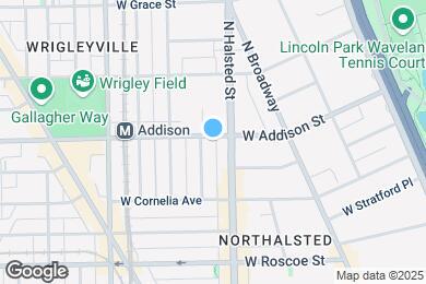Map image of the property - 815 W Addison St