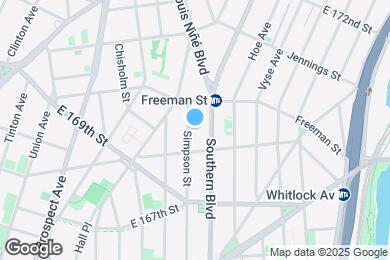 Map image of the property - 1222 Simpson St