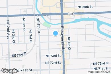 Map image of the property - 550 NE 76th St