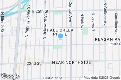 Map image of the property - 2318 N New Jersey St