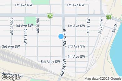 Map image of the property - 204 6th St SW