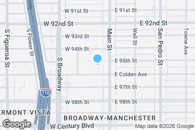 Map image of the property - 124 W 95th St