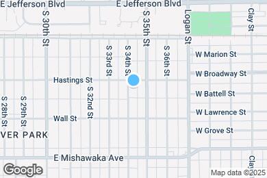 Map image of the property - 710 S 34th St