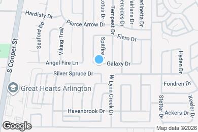 Map image of the property - 1010 Galaxy Dr