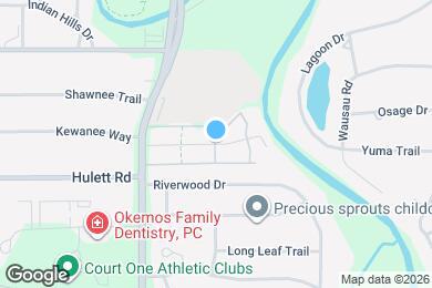 Map image of the property - Cedar Creek Apartments