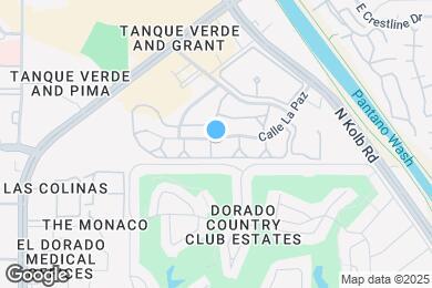 Map image of the property - 6640 E Calle La Paz