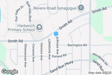 Map image of the property - 432 Mackinaw Ave