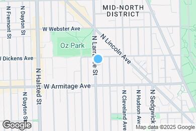 Map image of the property - 2053 N Larrabee St
