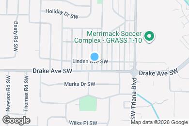 Map image of the property - 3701 Dubose St SW