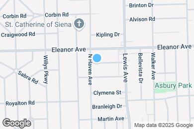 Map image of the property - 1119 Alcott St
