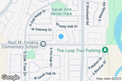 Map image of the property - 1698 W Park Wood Ln
