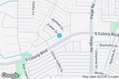 Map image of the property - 5133 S Colony Blvd