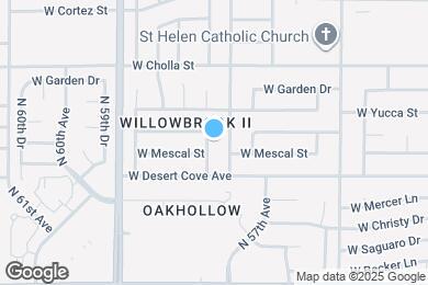 Map image of the property - 11033 N 57th Dr