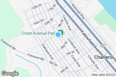 Map image of the property - 823 Crest Ave