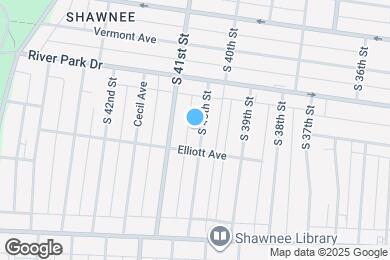 Map image of the property - 628 S 40th St