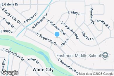 Map image of the property - 1020 E Diamond Way
