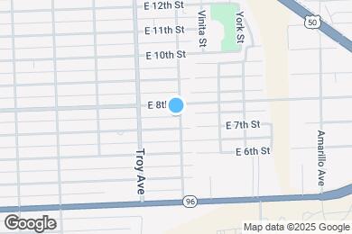 Map image of the property - 715 Utica Ave